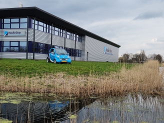 het mooie bedrijfspand van schoonmaakbedrijf handy-clean uit lelystad